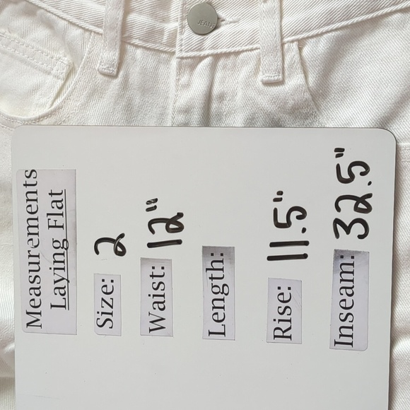 Redial Nasty Gal Slit the Lights High Waisted Relaxed Cotton Off White Jeans 2 - Picture 8 of 10